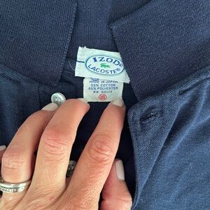 Kids Izod Lacoste navy polo shirt